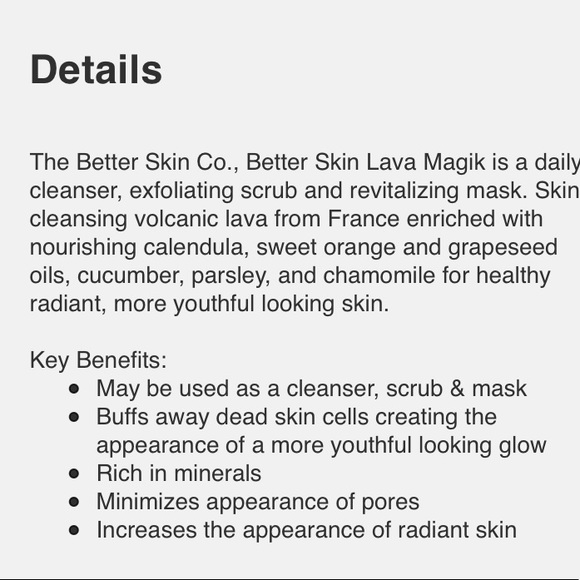 The Better Skin Co Lava Magik Mask Cleanser - Picture 5 of 6